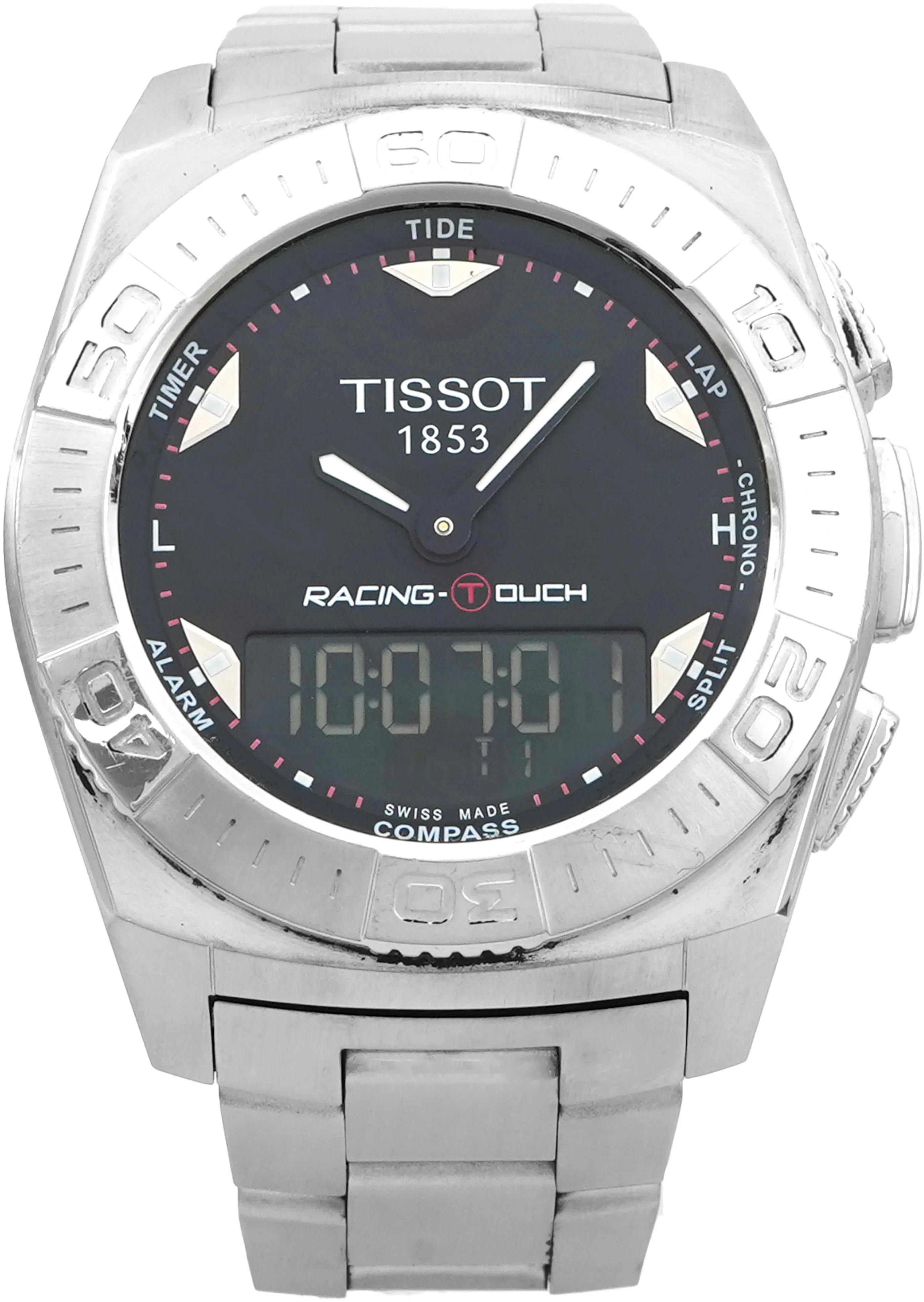 Tissot Touch T002.520.11.051.00 43mm Stainless steel Black