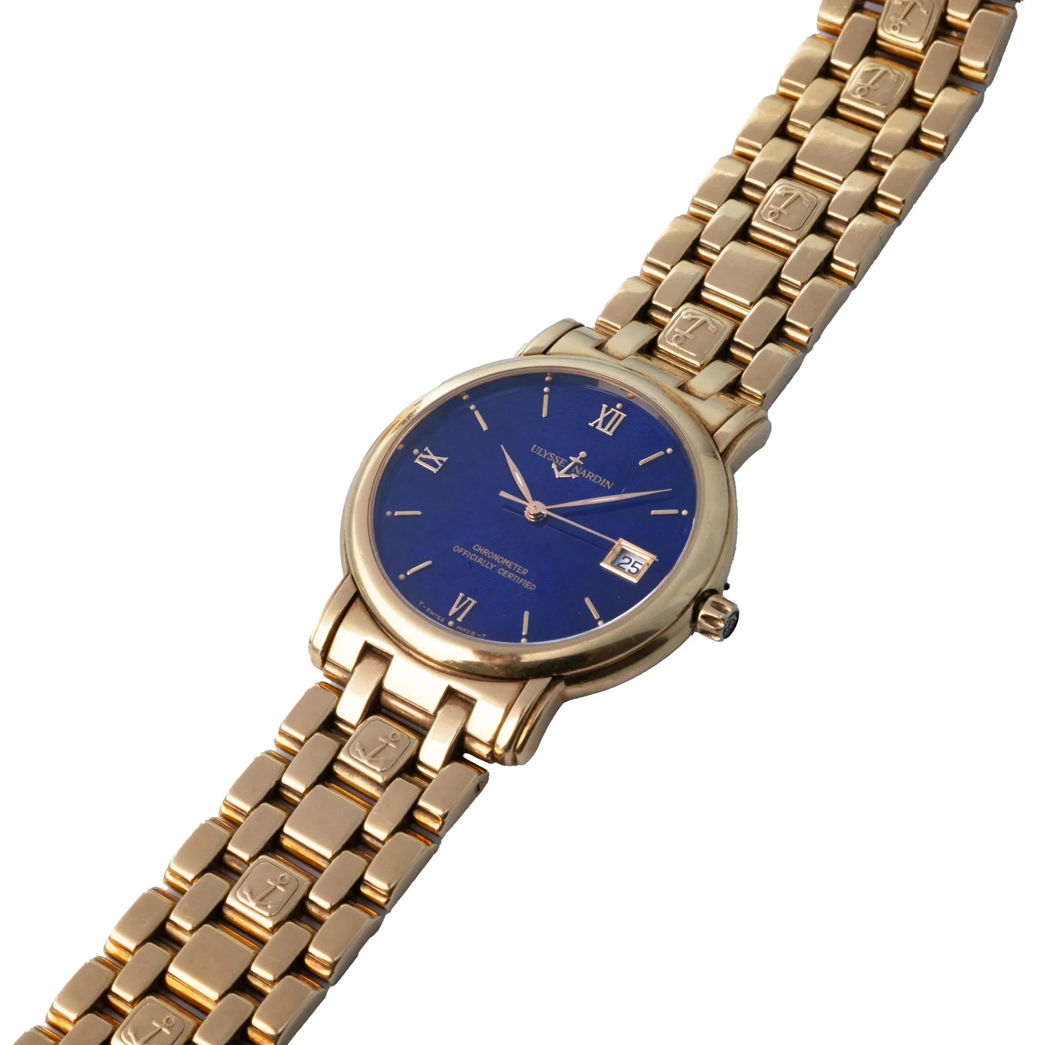 Ulysse Nardin San Marco 131-77-9 37mm Yellow gold Blue 2