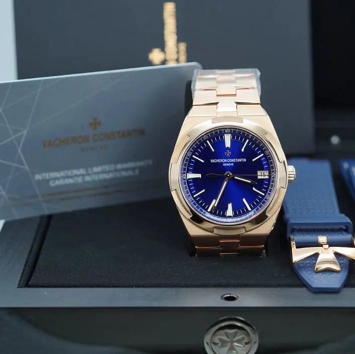 Vacheron Constantin Overseas 4500V/110R-B705 41mm Rose gold Blue 7