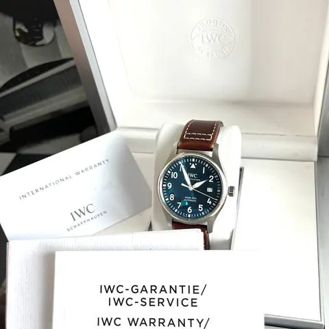 IWC Pilot Mark IW327010 40mm Stainless steel Blue 14