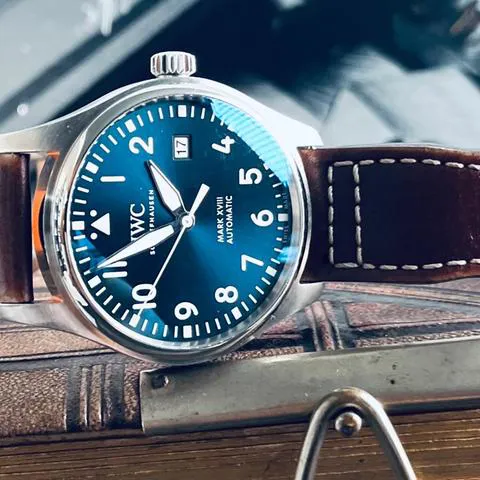IWC Pilot Mark IW327010 40mm Stainless steel Blue 15