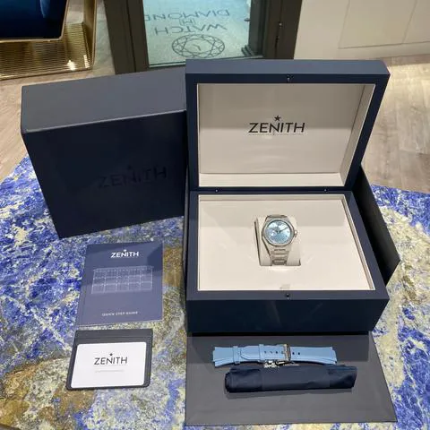 Zenith Defy Skyline 03.9300.3620/16.I001 41mm Stainless steel Blue 1