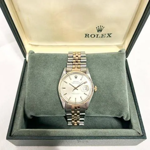 Rolex Datejust 1601 36mm Yellow gold and stainless steel Silver 7
