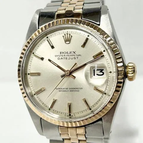 Rolex Datejust 1601 36mm Yellow gold and stainless steel Silver 2