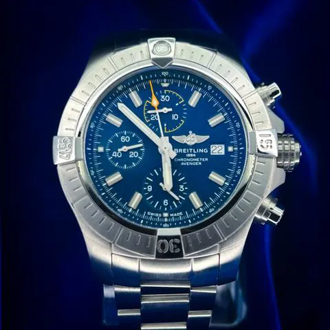 Breitling Avenger A13317101C1A1 45mm Stainless steel Blue