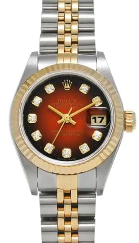 Rolex Datejust 69173G 26mm Stainless steel Red