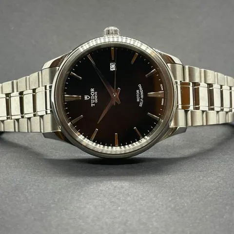 Tudor Style M12700-0002 41mm Stainless steel Black