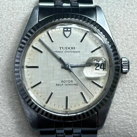 Tudor Prince Oysterdate 34mm Stainless steel Linen