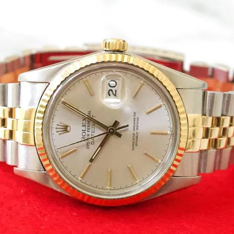 Rolex Datejust 36 16013 36mm Yellow gold and stainless steel Silver 4