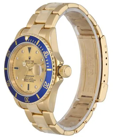 Rolex Submariner 16618 41mm Yellow gold Champagne 4