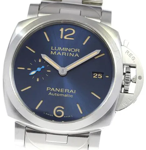 Panerai Luminor 1950 PAM 01028 42mm Stainless steel Blue