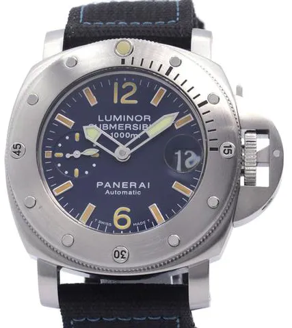 Panerai Submersible PAM 00087 44mm Stainless steel Blue