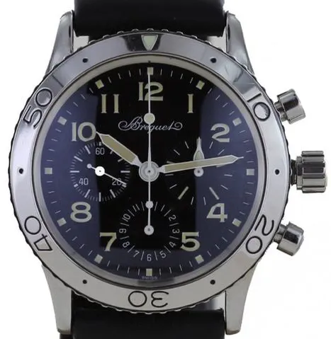 Breguet Type XX - XXI - XXII 3800 39mm Stainless steel Black