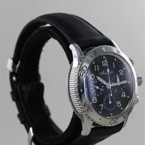 Breguet Type XX - XXI - XXII 3800 39mm Stainless steel Black 2