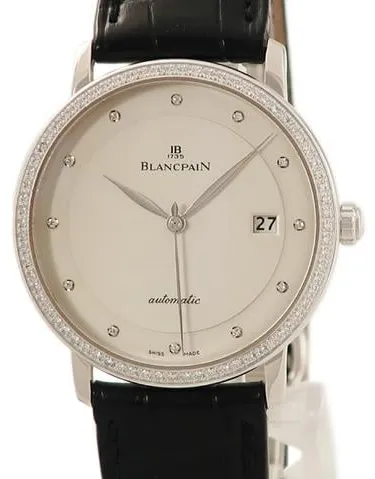 Blancpain Villeret Ultra-Slim 6223-1987-55B 38mm White gold Silver