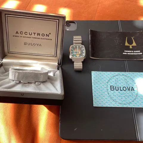 Bulova Accutron 38mm Stainless steel 14