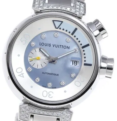 Louis Vuitton Q1330 35mm Stainless steel Blue