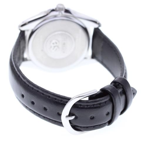未使用 グランドセイコー 8J系 デイト SBGF005 8J56-8010 黒 Seiko GS 8J56-8010/SBGF005 Stainless steel Black Japan