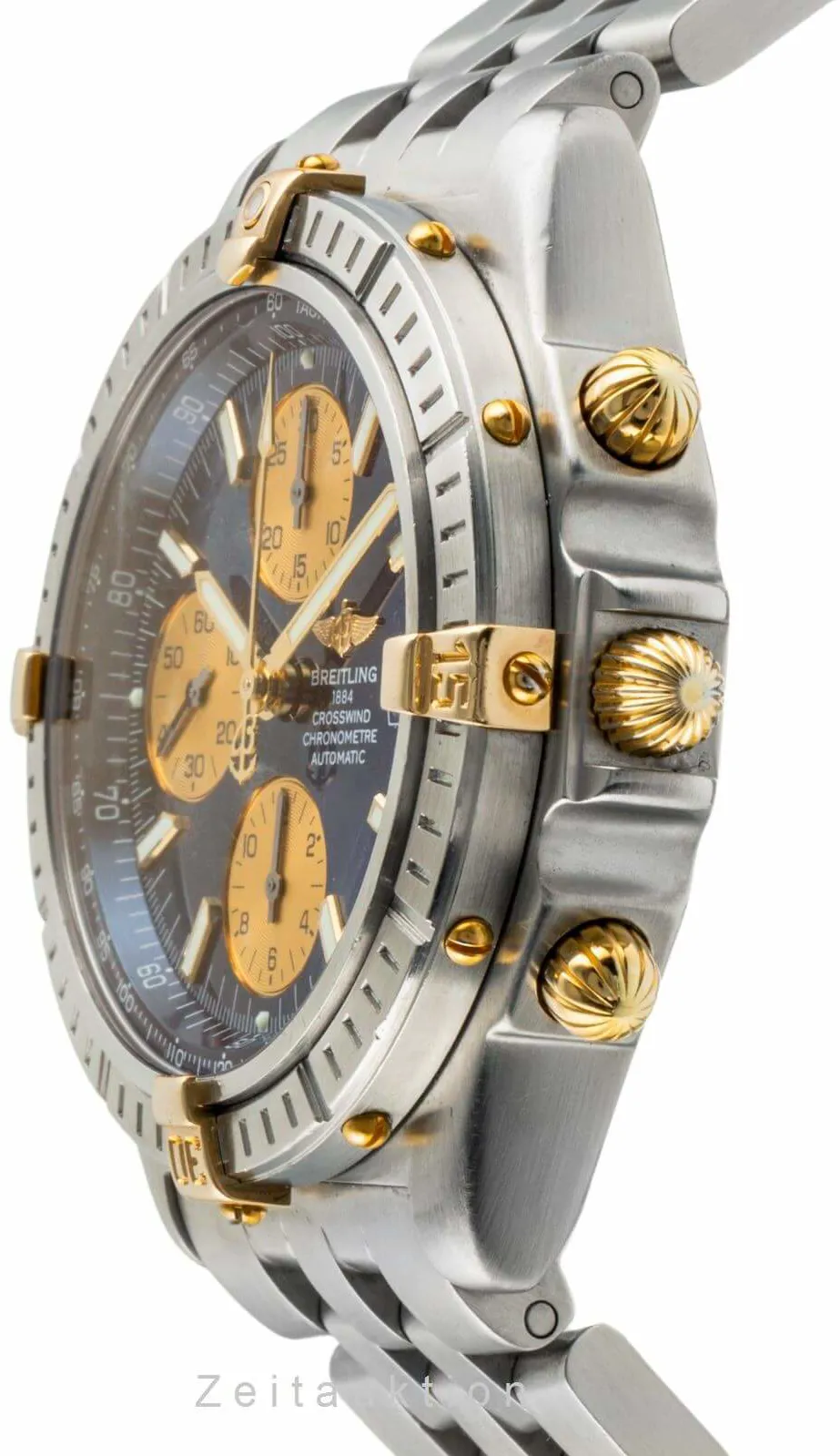 Breitling Crosswind B13355 43mm Yellow gold and Stainless steel Blue 6