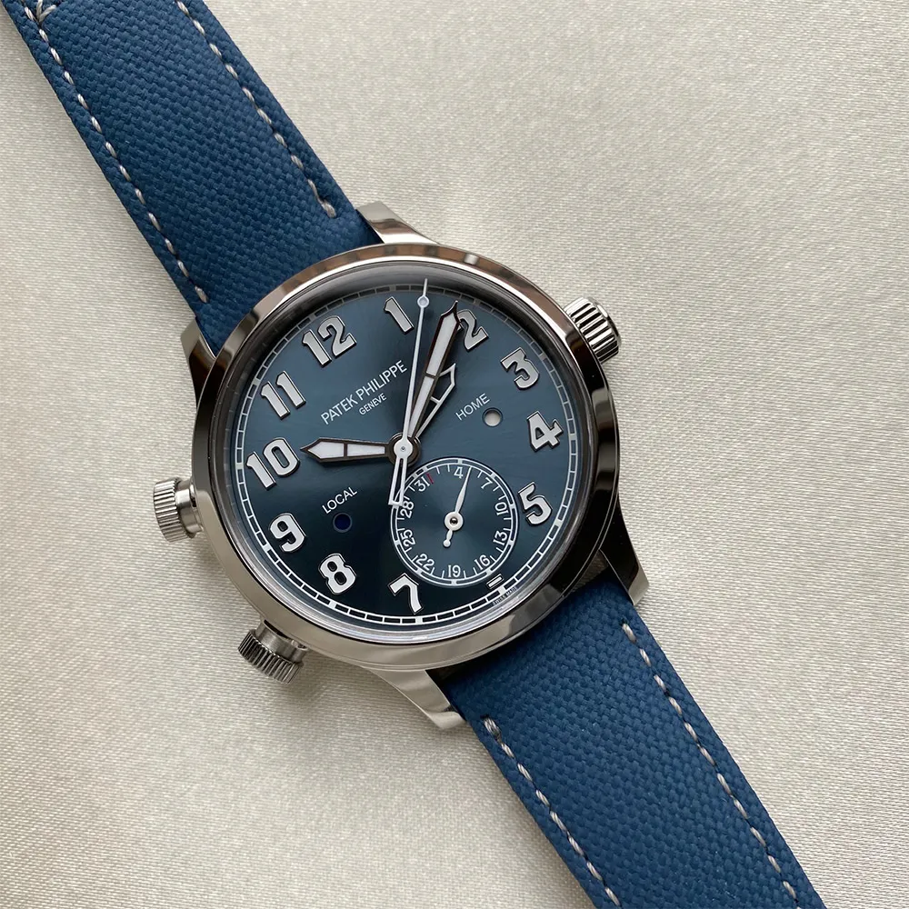 Patek Philippe Calatrava 7234A-001 37.5mm Stainless steel Blue 3