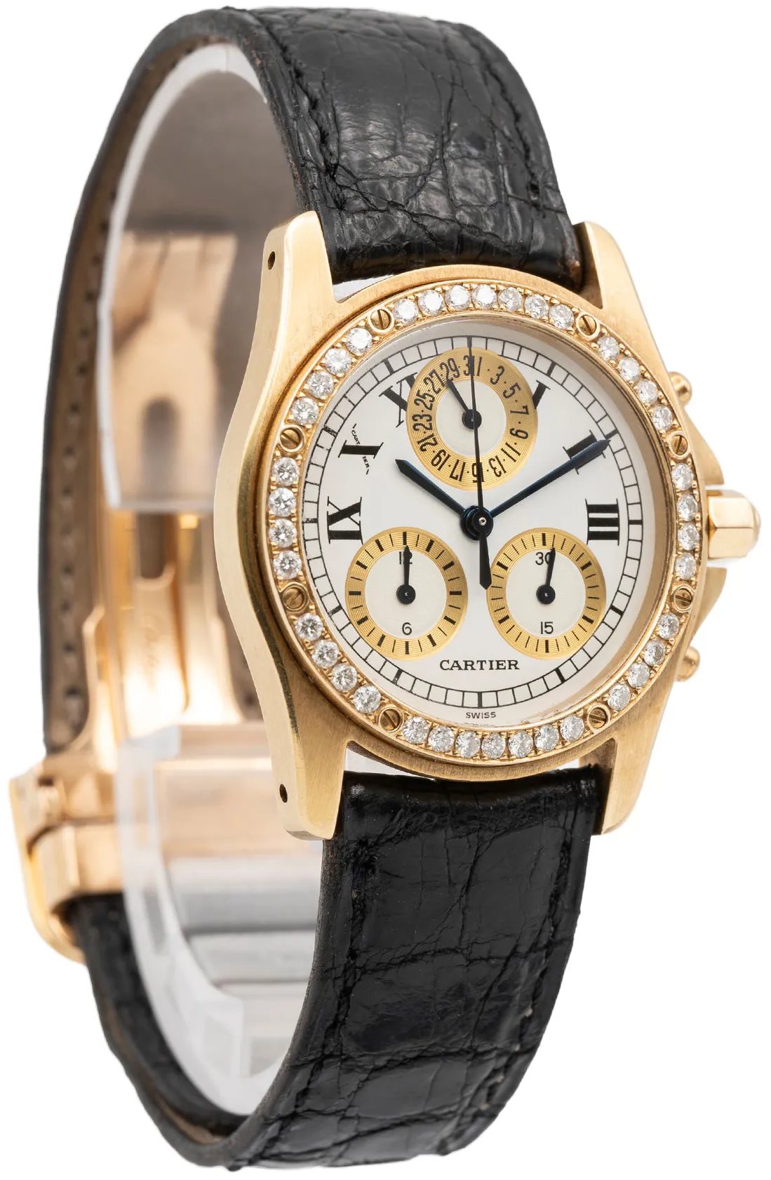 Cartier Ronde 15300C1049 30mm Yellow gold White 6