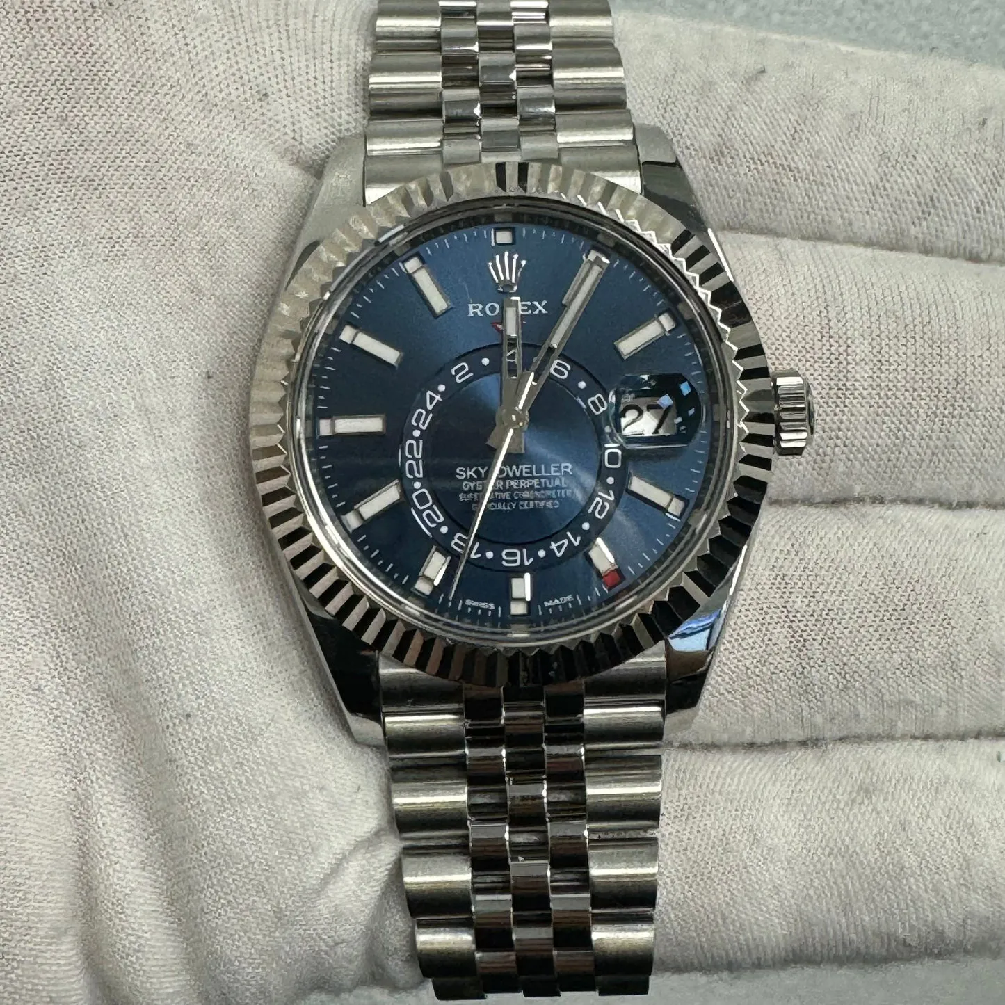 Rolex Sky-Dweller 326934 42mm Stainless steel Blue 1