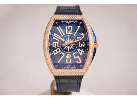 Franck Muller Vanguard V 45 SC DT 5N BL 45mm Rose gold Blue