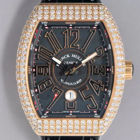 Franck Muller Vanguard V 45 SC DT 5N NR 43mm Rose gold Black