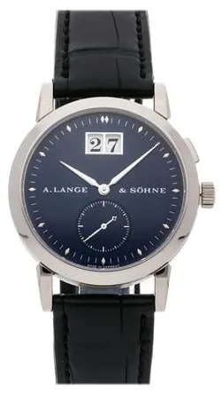 A. Lange & Söhne Saxonia 105.027 34mm White gold Blue