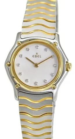 Ebel Sportwave 1057901 24mm Yellow gold and stainless steel Mother-of-pearl