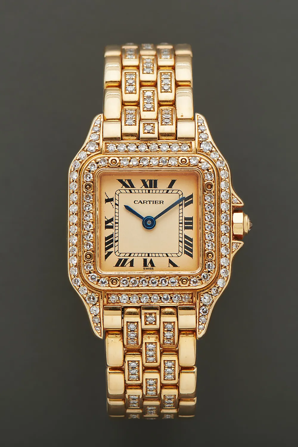 Cartier Panthère 8057915 22mm Yellow gold and diamond-set Champagne
