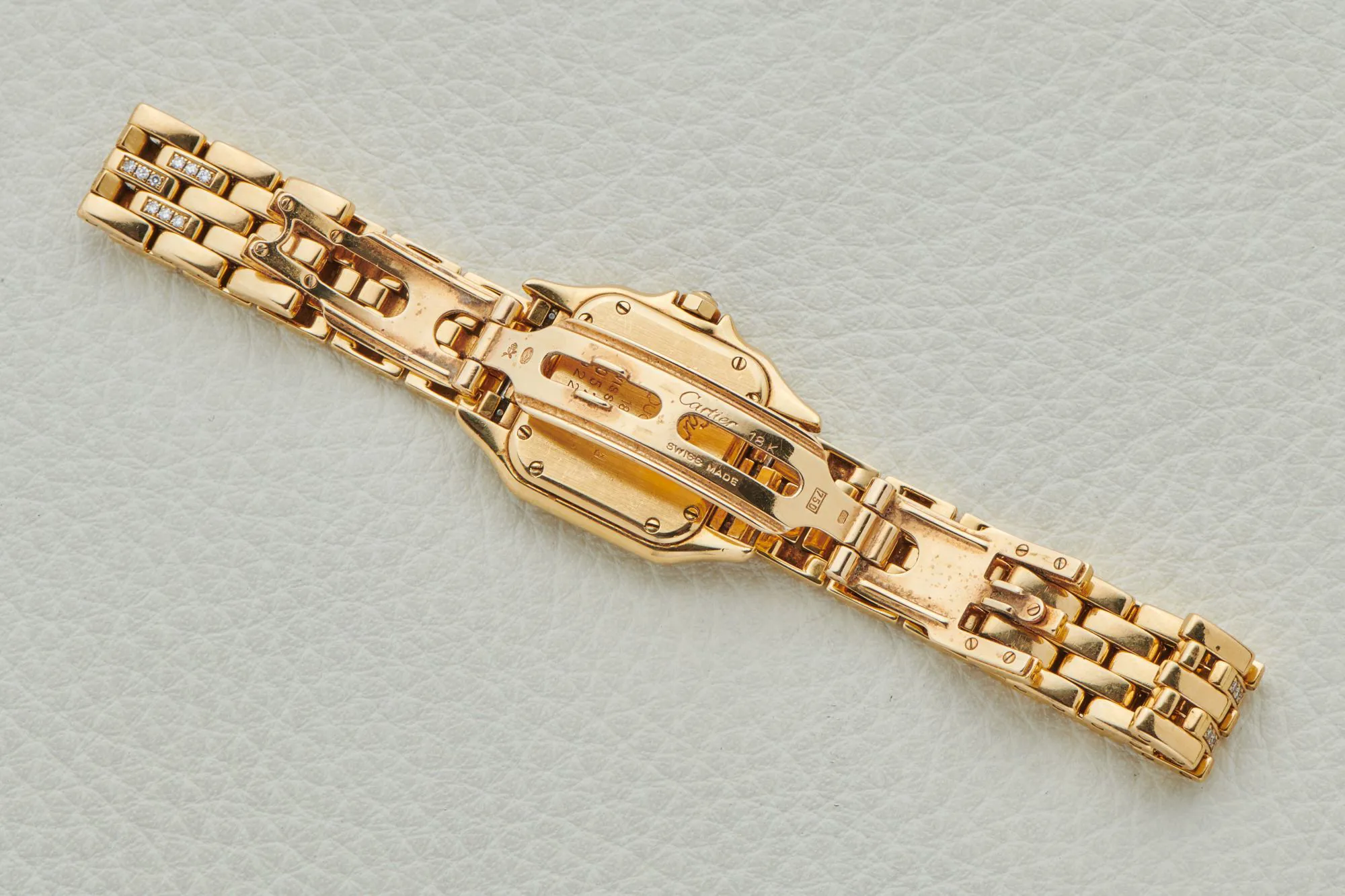 Cartier Panthère 8057915 22mm Yellow gold and diamond-set Champagne 8