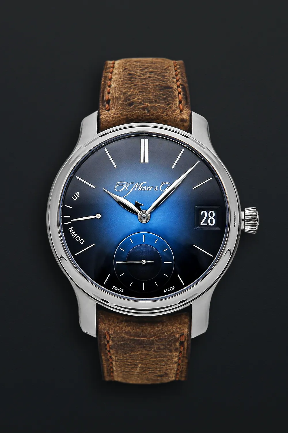 H. Moser & Cie. Endeavour 1341-0207 42mm White gold Blue