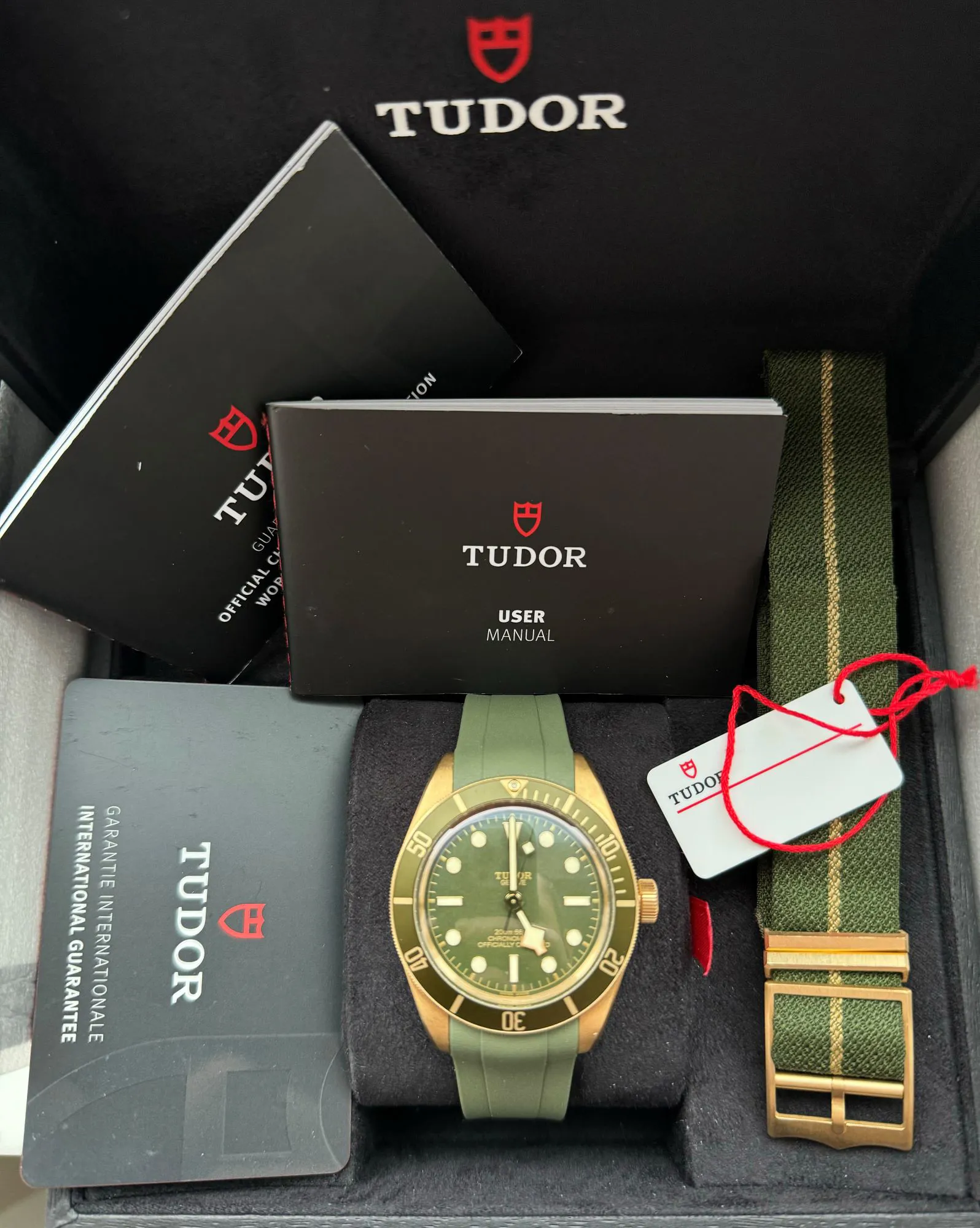 Tudor Black Bay M79018V-0001 39mm Yellow gold Green 1