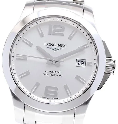 Longines Conquest 39mm Stainless steel Silver