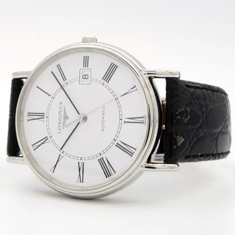 Longines Présence L4.921.4.11.2 38.5mm Stainless steel White