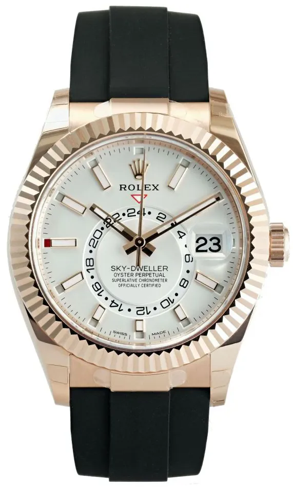 Rolex Sky-Dweller 326235 42mm Rose gold White 1