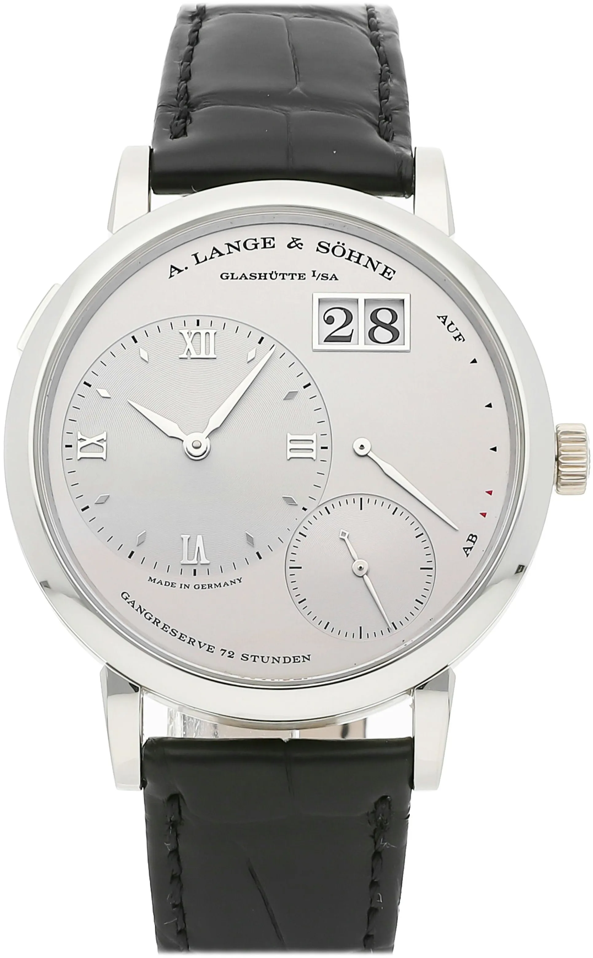 A. Lange & Söhne Grand Lange 1 117.025 41mm Platinum Silver