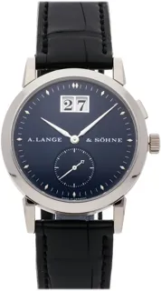 A. Lange & Söhne Saxonia 105.027 White gold Blue