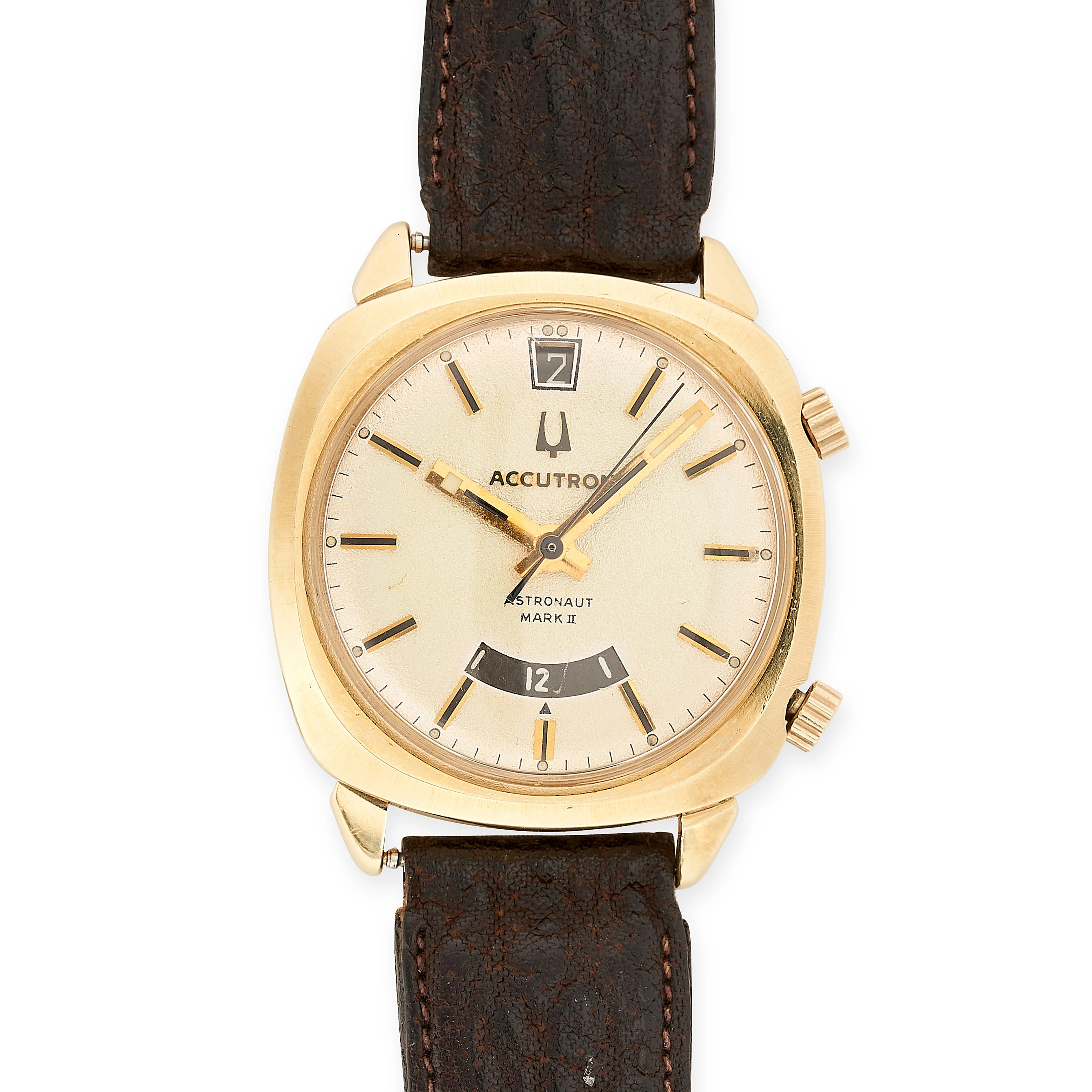 Bulova Accutron 35mm Yellow gold Champagne