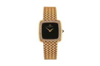 Baume & Mercier 38358 Yellow gold and Diamond Black