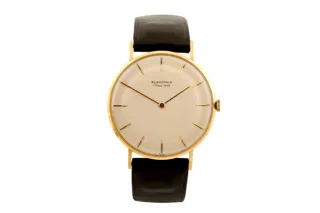 Blancpain Villeret Ultra-Slim 5473 Yellow gold Cream