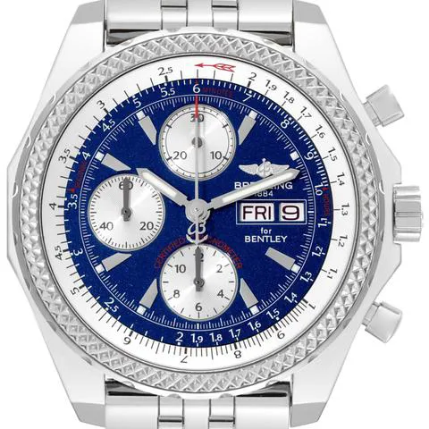 Breitling Bentley A13362 45mm Stainless steel Blue 6