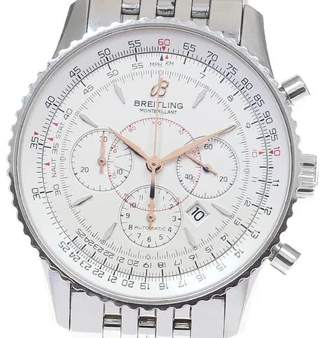 Breitling Montbrillant A41370 38mm Stainless steel Silver