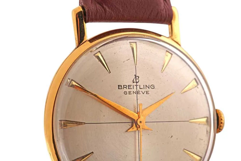 Breitling 3303 34mm Gold-plated Silver 4