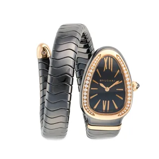 Bulgari Serpenti 102532 Yellow gold and Diamond Black