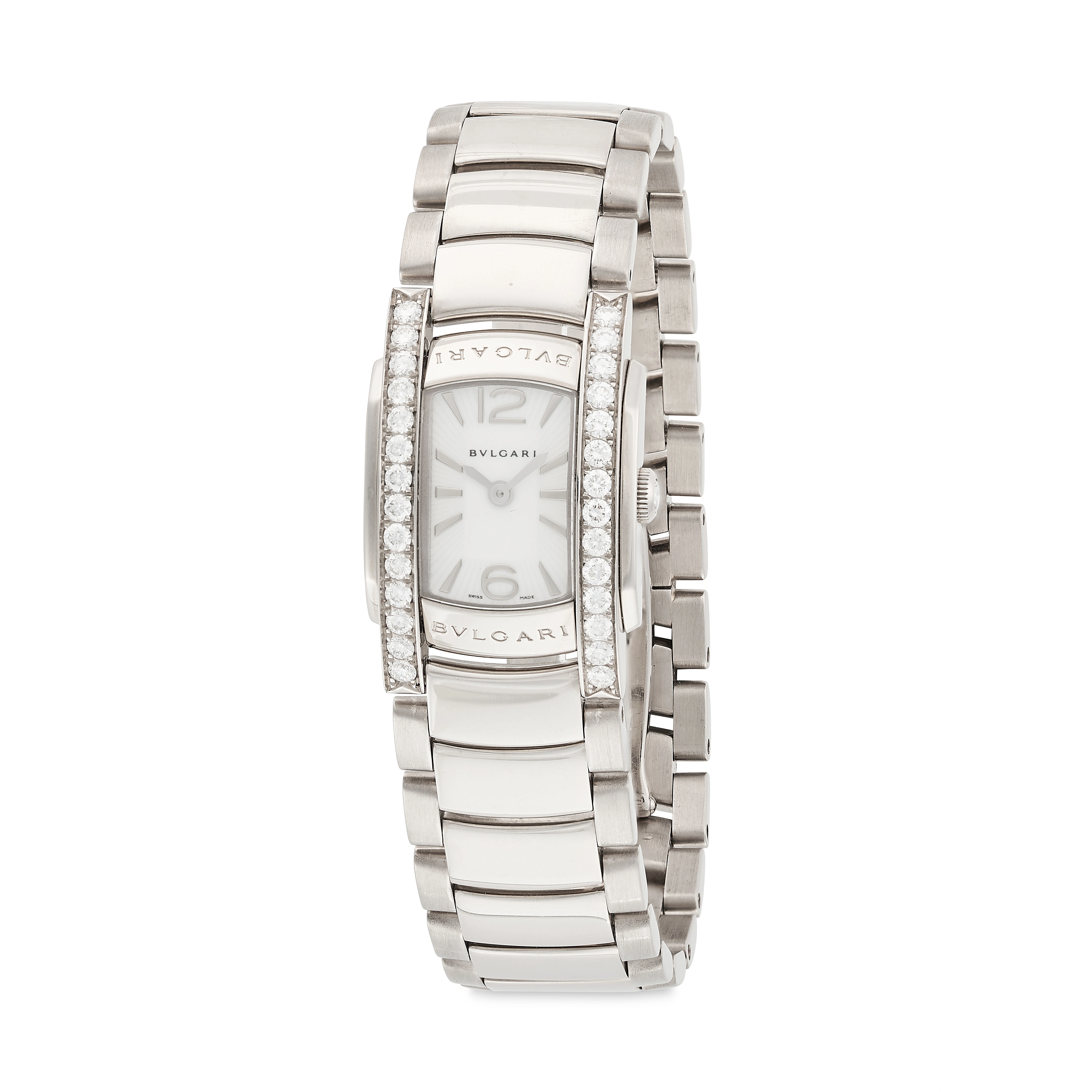 Bulgari Assioma BVLGARI 22mm White gold and Diamond White