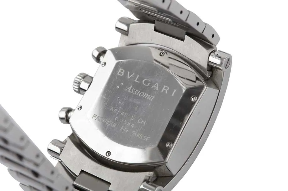 Bulgari Assioma AA 48 S 38mm Stainless steel Blue 1