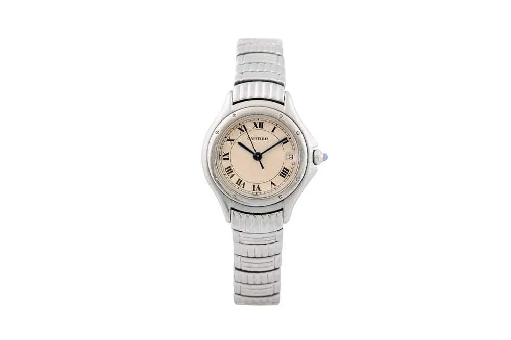 Cartier Cougar 1215/1 27mm Stainless steel White
