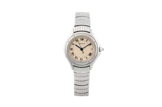 Cartier Cougar 1215/1 Stainless steel White